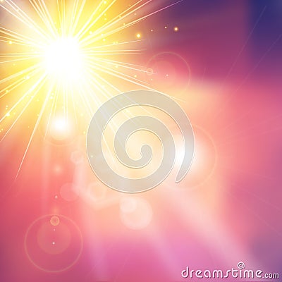 Soft colored abstract light background. Vector illustration Vector Illustration