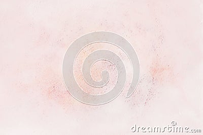 Soft complex pink color watercolor stain of water-color paper. Abstract hand-drawn image for layout, template Stock Photo