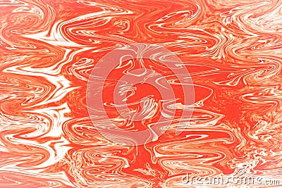 Soft And Elegant Orange And White Swirling Pattern Background Stock Photo