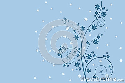 Soft flowers Vector Illustration