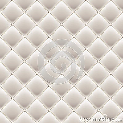 Soft Gloss seamless Quilted Pattern. EPS 10 vector Vector Illustration