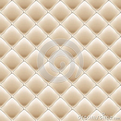 Soft Gloss seamless Quilted Pattern. EPS 10 vector Vector Illustration