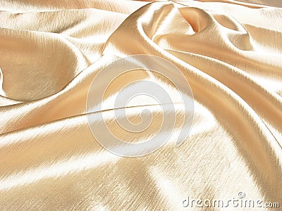 Soft gold satin background Stock Photo