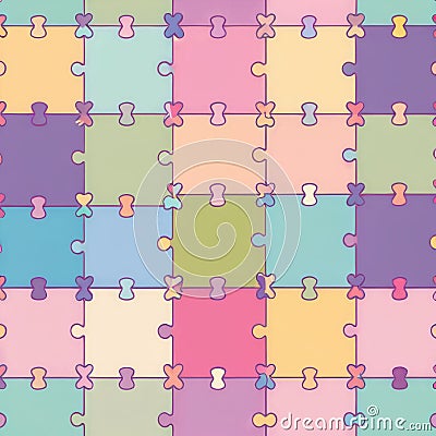 Soft Gradient Puzzle Texture Stock Photo