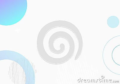 Soft gradients and abstract forms creating a visually soothing effect. Vector Illustration
