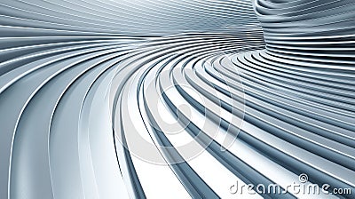 Soft gradients flowing as gentle motion trails create abstract serenity, showcasing smooth, wavy lines in tranquil, modern design Stock Photo