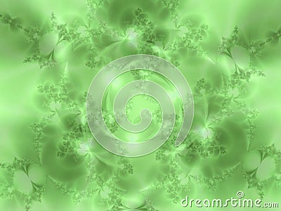 Soft Green Flowery Texture Stock Photo