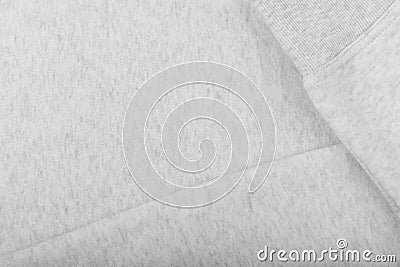 Soft grey cotton, elastane and polyester fabric texture background Stock Photo