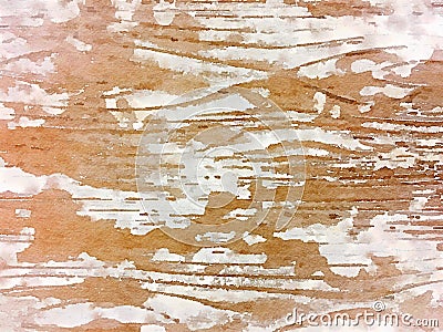 Soft Grungy abstract watercolor minimalist wall art wood grain Stock Photo