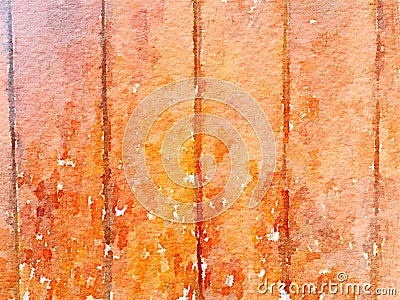 Soft grungy watercolor background with wood grain texture Stock Photo