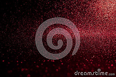 Soft image abstract bokeh dark red with light background.Red,maroon,black color night light elegance,smooth backdrop or artwork de Stock Photo