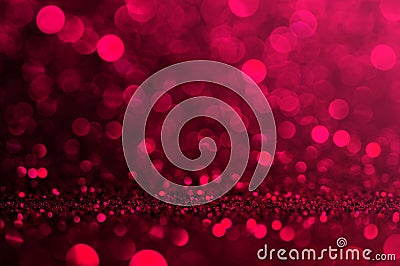 Soft image abstract bokeh dark red with light background.Red,maroon,pink color night light elegance,smooth backdrop or artwork des Stock Photo