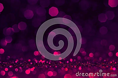 Soft image abstract bokeh dark ultra violet,pinkwith light background.Purple,black color night light elegance,smooth backdrop or a Stock Photo