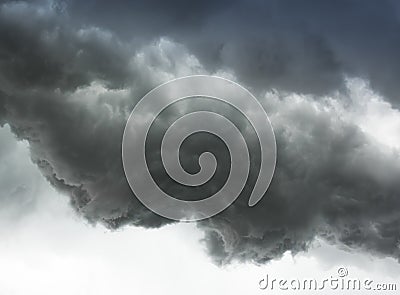 Rain cloud Stock Photo