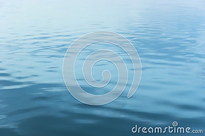 Soft nightly water ripples Stock Photo