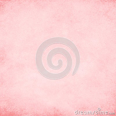 Soft pink, subtle grunge paper texture background. Darkened edges. Stock Photo