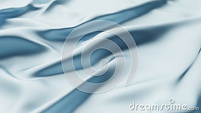 Soft satin cloth abstract background, 3d rendering Stock Photo