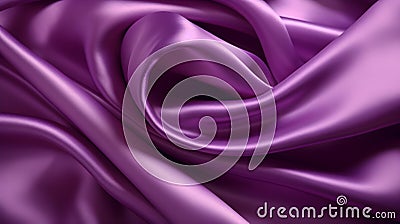 Close up of a soft Satin Texture in plum Colors. Elegant Background. Stock Photo