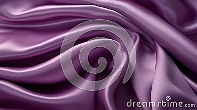 Close up of a soft Satin Texture in plum Colors. Elegant Background. Stock Photo
