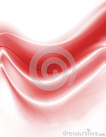 Soft Satin Waves Stock Photo