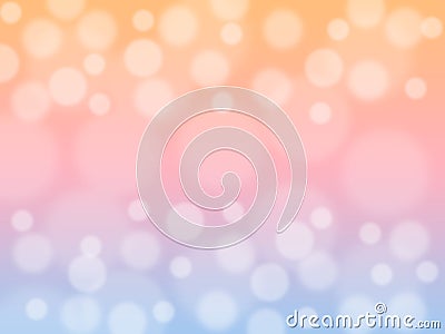 Soft sweet blurred pastel color background with bokeh. Abstract gradient desktop wallpaper. Stock Photo