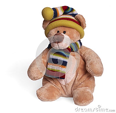 Soft teddy bear Stock Photo