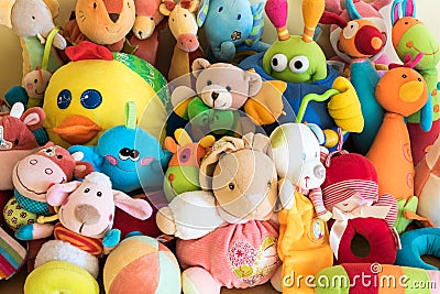 Soft toys Stock Photo