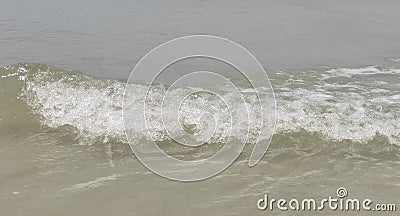 Soft waves on the beach Stock Photo