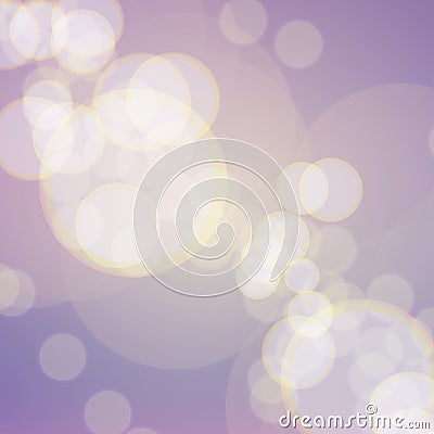 soft yellow bokeh effect on purple Stock Photo