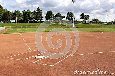 Softball Diamond Stock Photo