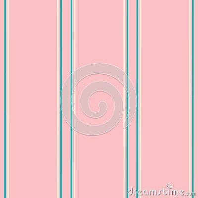 Stripes in teal on pink Vector Illustration