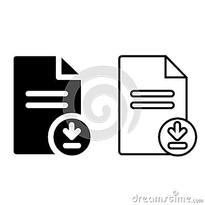 Software download icon vector set. cloud service illustration sign collection. application symbol. Vector Illustration