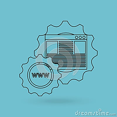 software programming design Cartoon Illustration