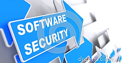 Software Security. Information Concept. Stock Photo