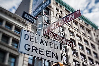 SOHO New York City Editorial Stock Photo