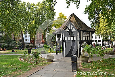 Soho Square Editorial Stock Photo