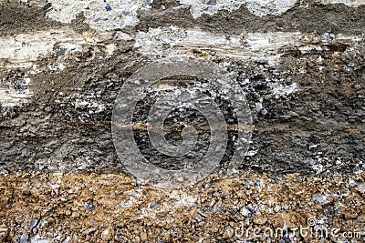 soil and rock texture Stock Photo