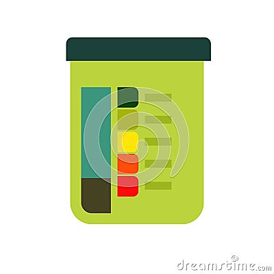 Soil test kit. Vector Illustration