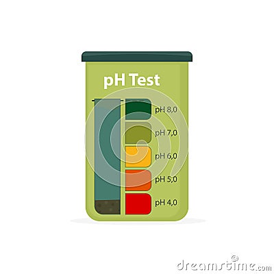 Soil test kit Vector Illustration