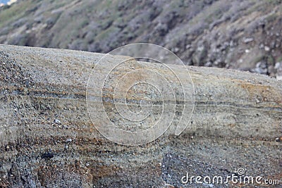 SOIL TEXTURE IN IJEN MOUNTAIN, BONDOWOSO BANYUWANGI, INDONESIA Stock Photo