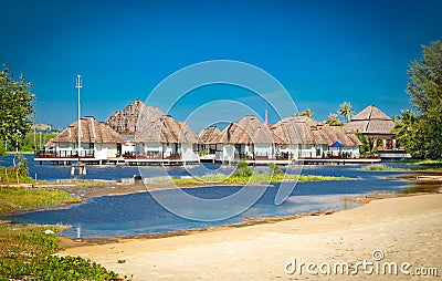 Sokha Beach Resort in Sihanoukville. Cambodia. Stock Photo