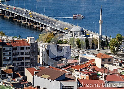 Sokollu Mehmet Pasa Mosque on the banks of the Golden horn built in 1578, Turkey Stock Photo