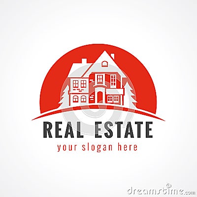 Logotipo de la cabaña stock de ilustración imagen: 53591522