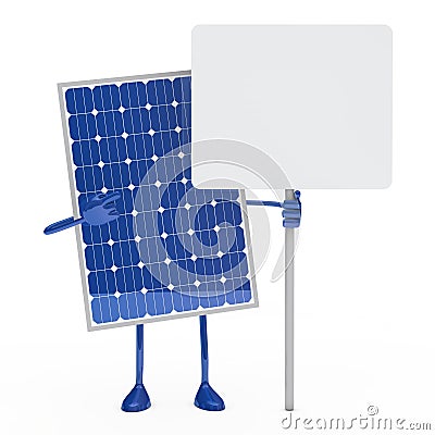 Solar blue panel figure Stock Photo