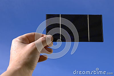 Solar Cell Stock Photo