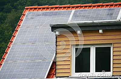 Solar cells Stock Photo