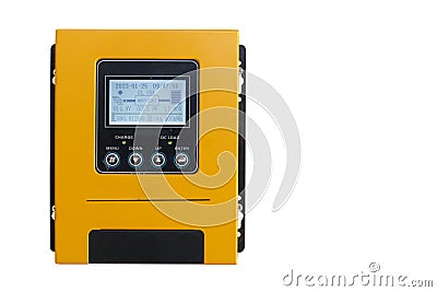 Solar charge controller. Stock Photo