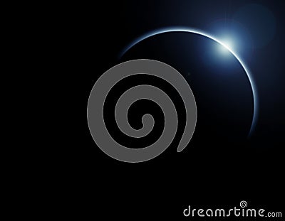 Solar eclipse Stock Photo