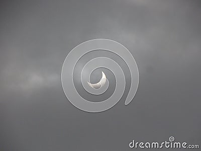 Solar Eclipse Stock Photo