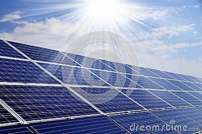 Solar energy Stock Photo